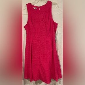 🎉Host Pick 🎉 NWT Maggy London Women's Sea Pebble Eyelet Fit and Flare Dress